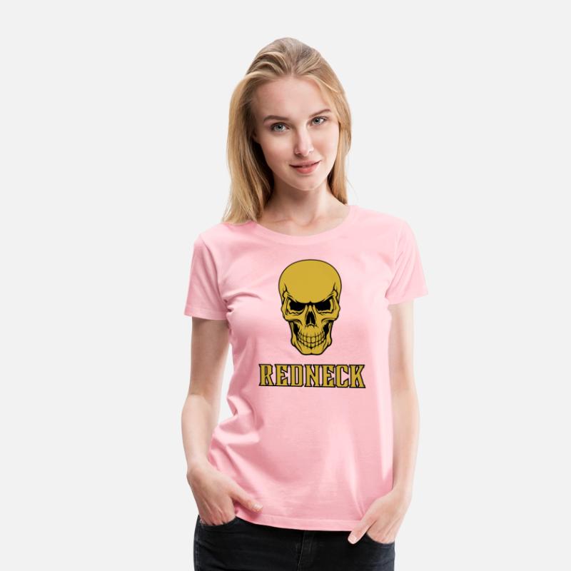 Redneck Skull (Gold color version)