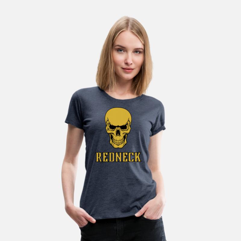 Redneck Skull (Gold color version)