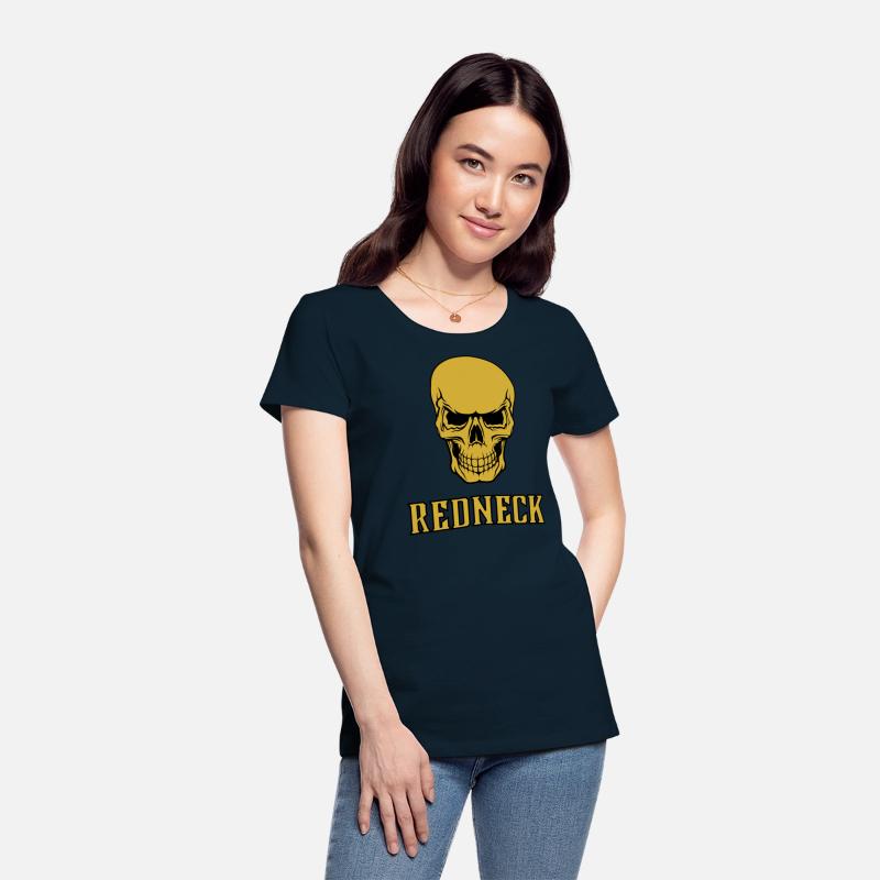 Redneck Skull (Gold color version)