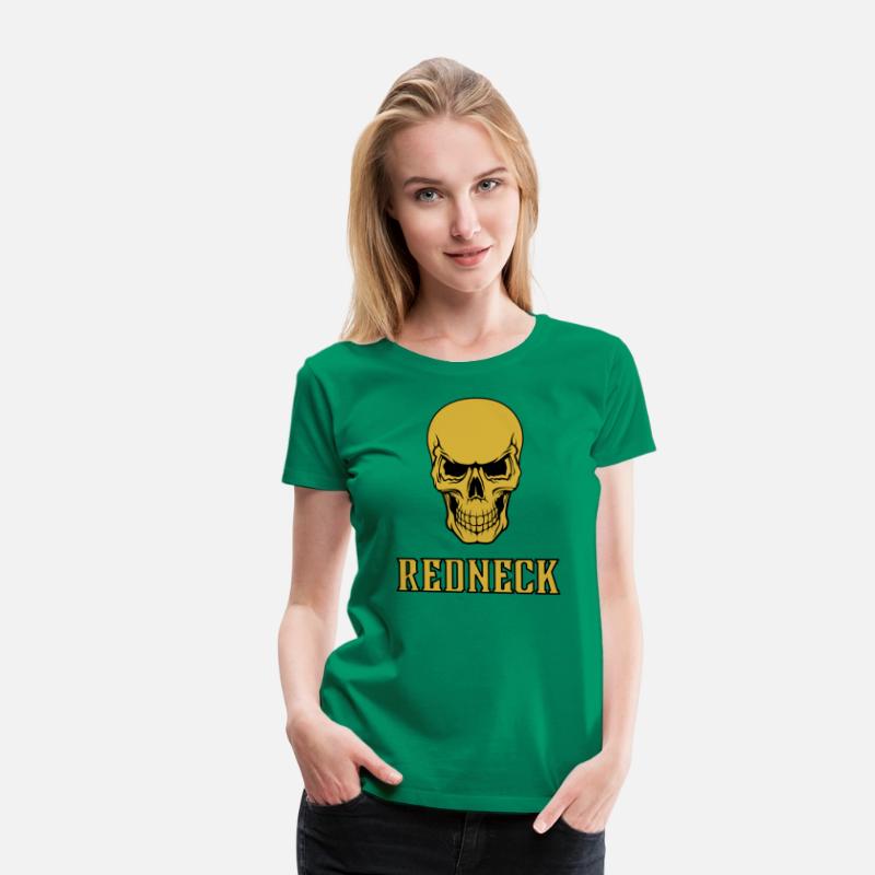 Redneck Skull (Gold color version)