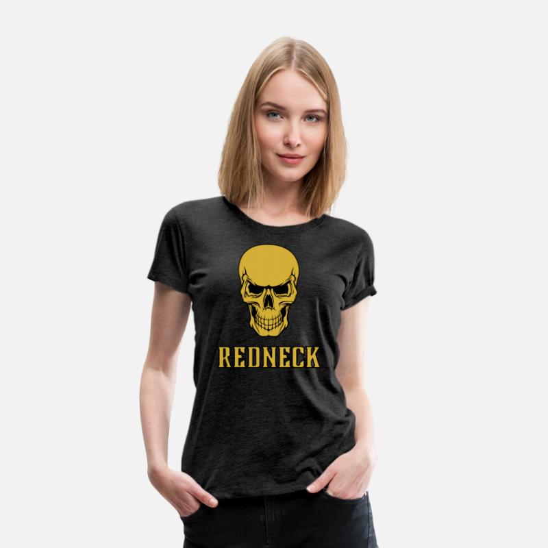 Redneck Skull (Gold color version)