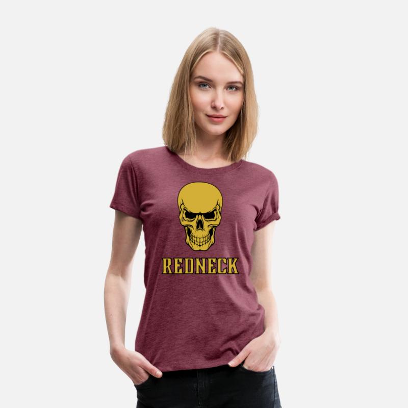 Redneck Skull (Gold color version)