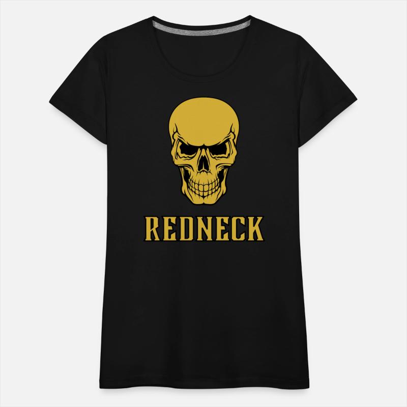 Redneck Skull (Gold color version)