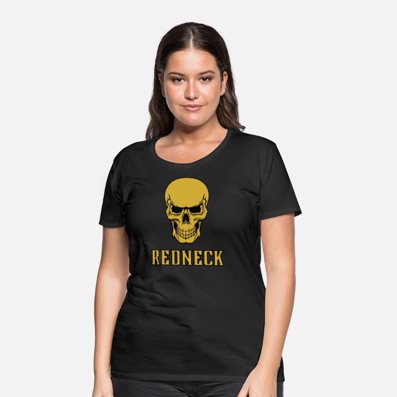 Redneck Skull (Gold color version)