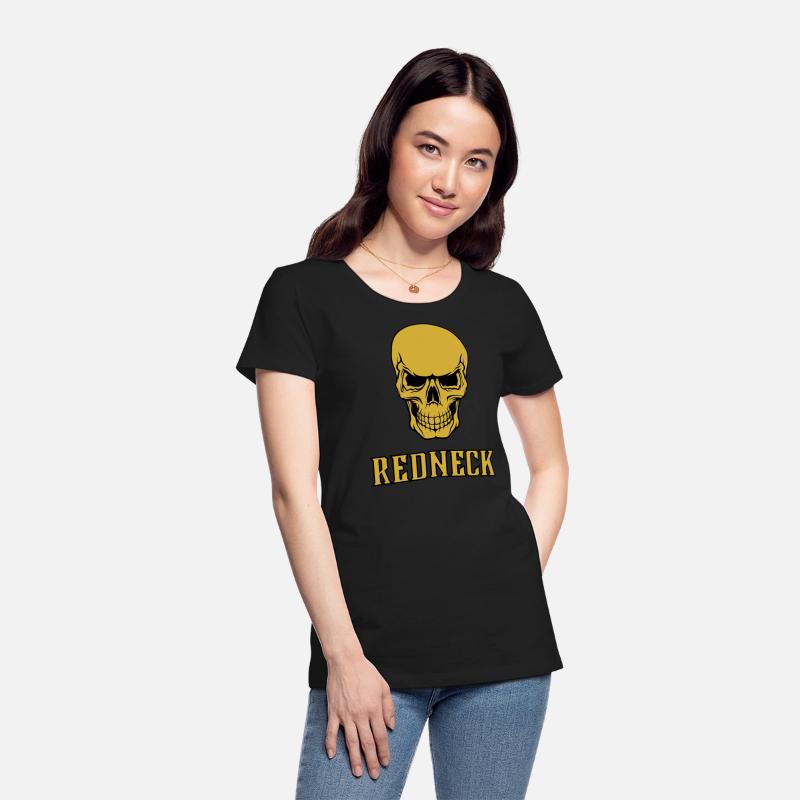 Redneck Skull (Gold color version)