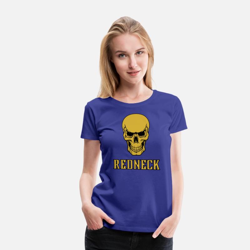 Redneck Skull (Gold color version)