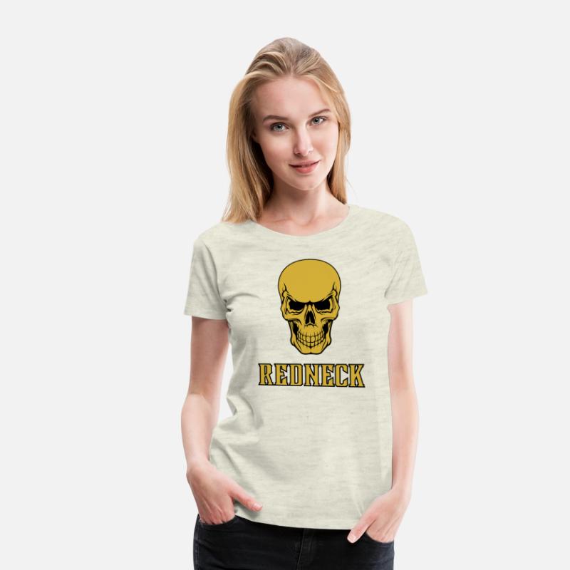 Redneck Skull (Gold color version)