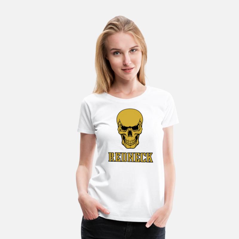 Redneck Skull (Gold color version)