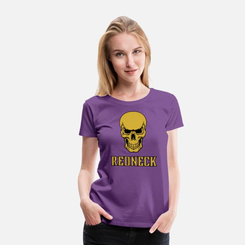 Redneck Skull (Gold color version)