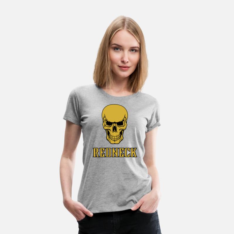 Redneck Skull (Gold color version)