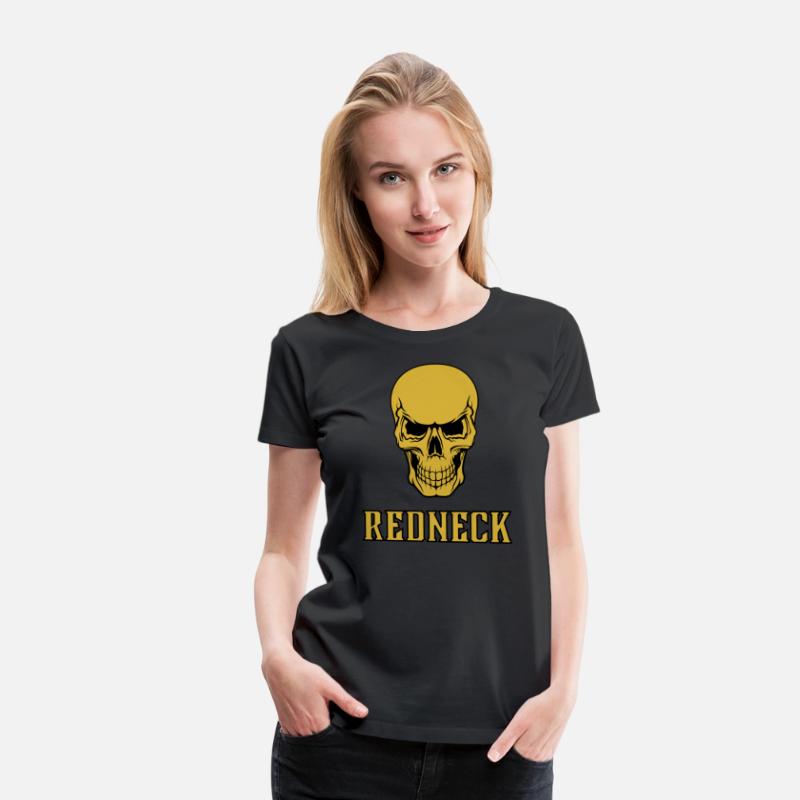 Redneck Skull (Gold color version)