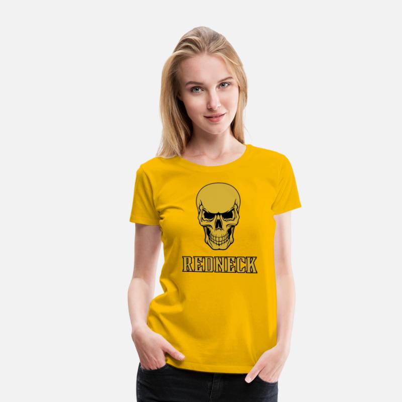 Redneck Skull (Gold color version)