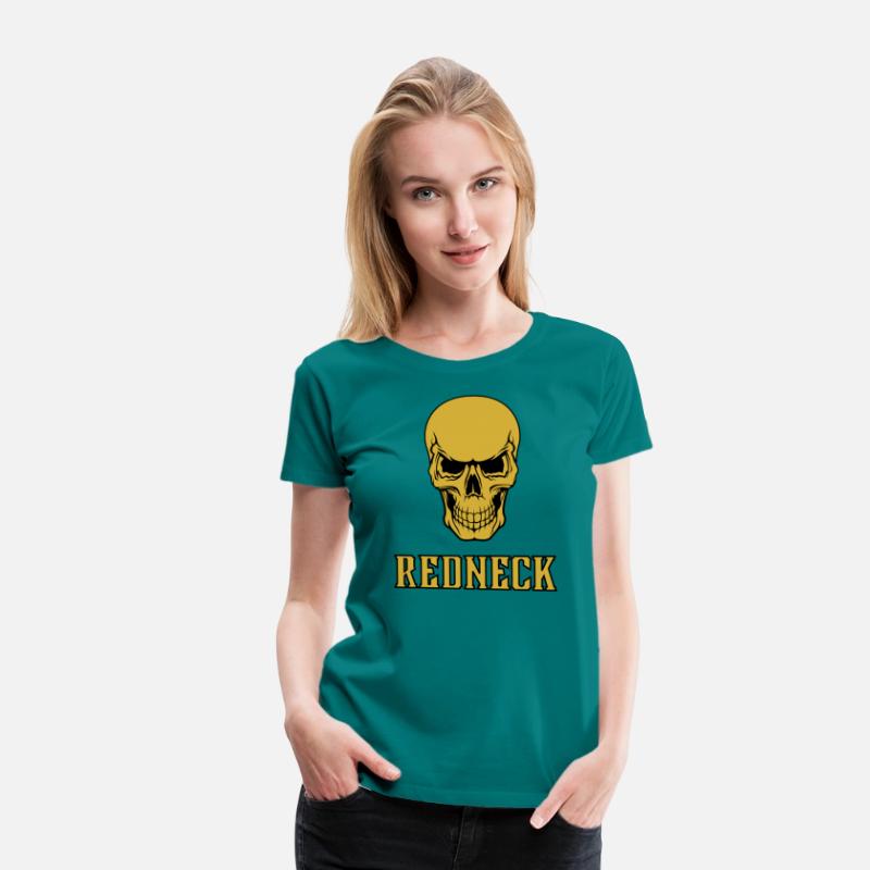 Redneck Skull (Gold color version)