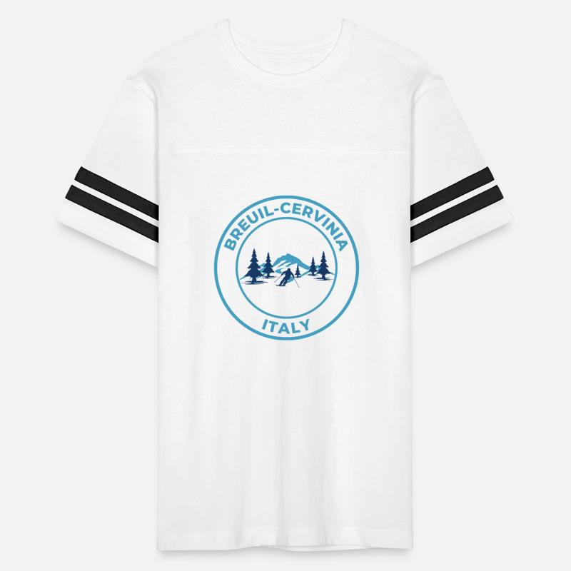 Retro cool Skiing in Breuil Cervinia Italy Blue