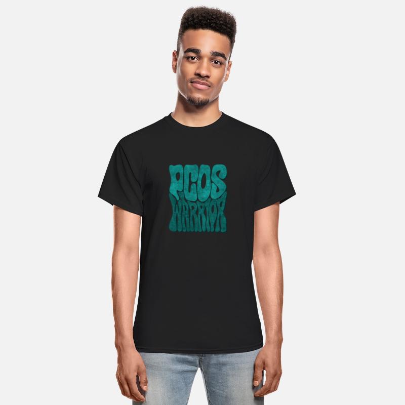 Retro Groovy PCOS WARRIOR Teal Ribbon Awareness