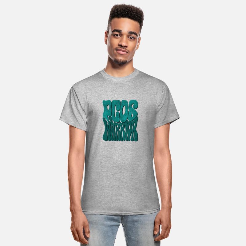 Retro Groovy PCOS WARRIOR Teal Ribbon Awareness
