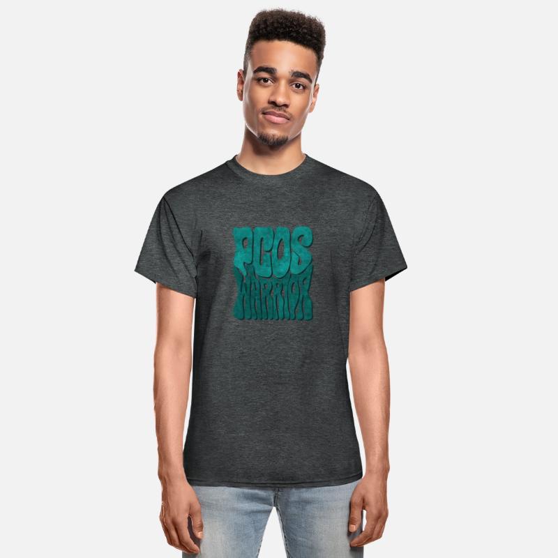 Retro Groovy PCOS WARRIOR Teal Ribbon Awareness