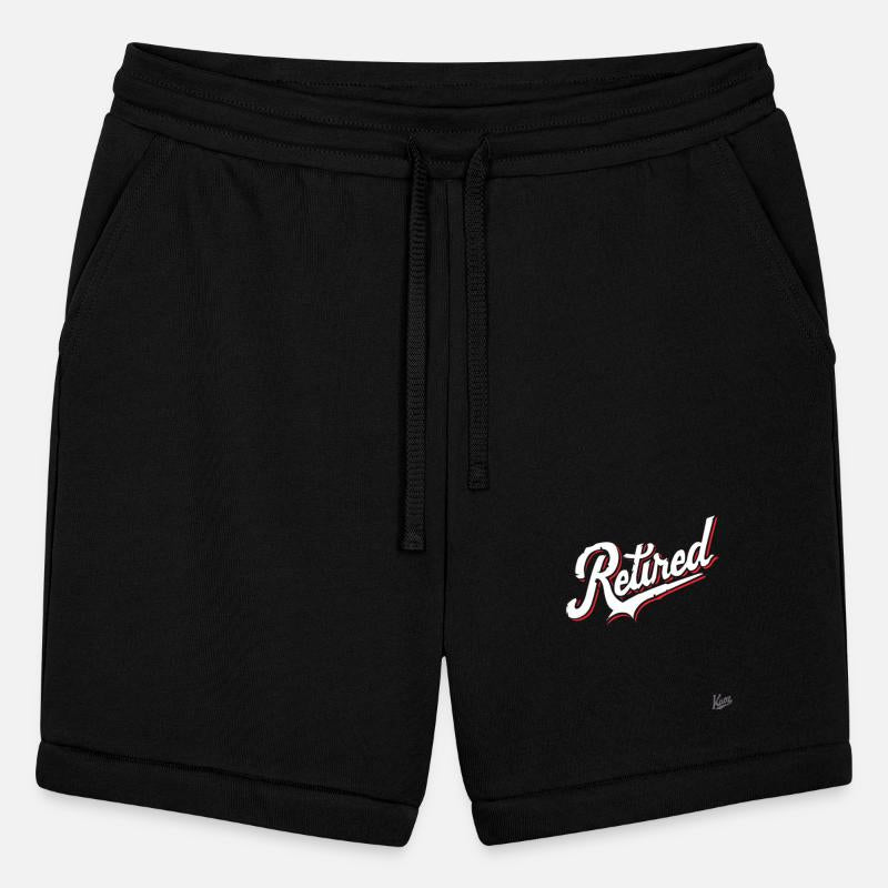 Retro Script “Retired” Text Design