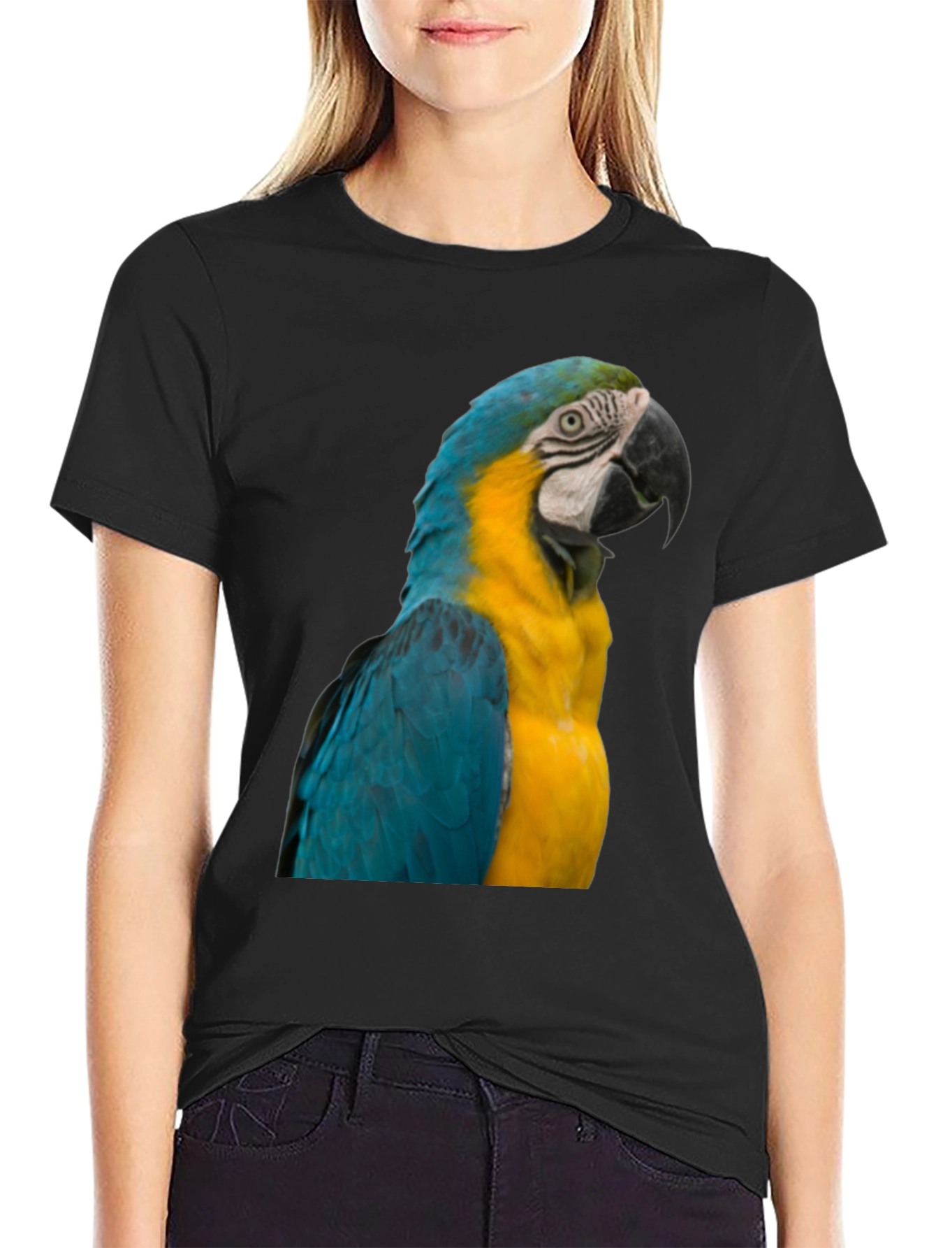 Macaw Parrot Graphic T-Shirt - Bold Bird Design