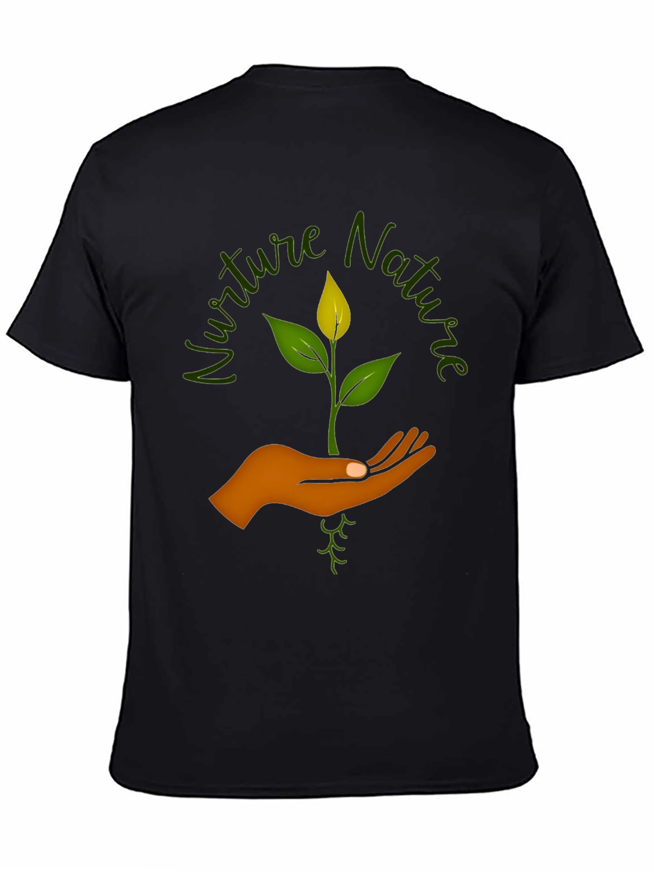 Nurture Nature Graphic Tee - Eco-Friendly Design