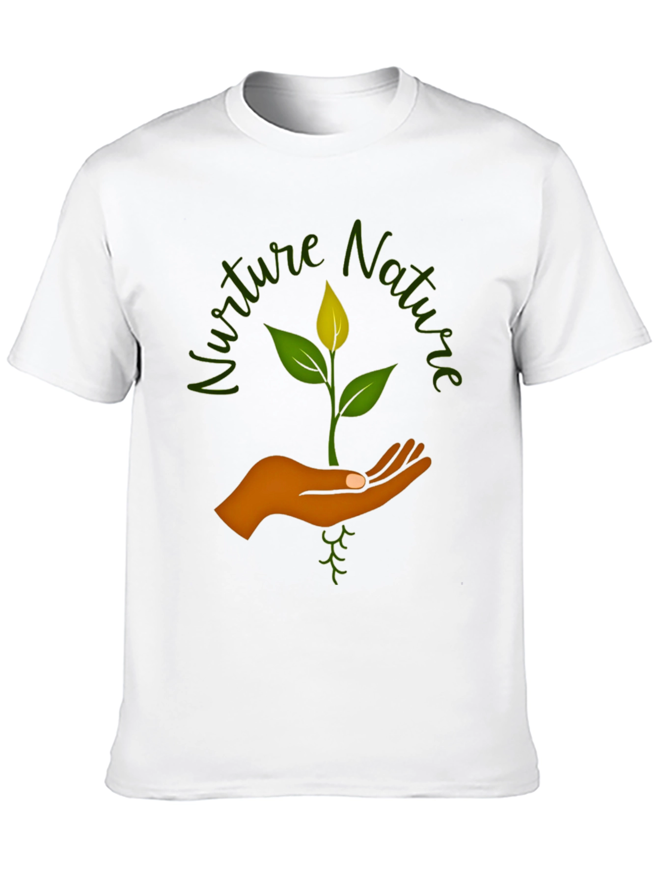 Nurture Nature Graphic Tee - Eco-Friendly Design