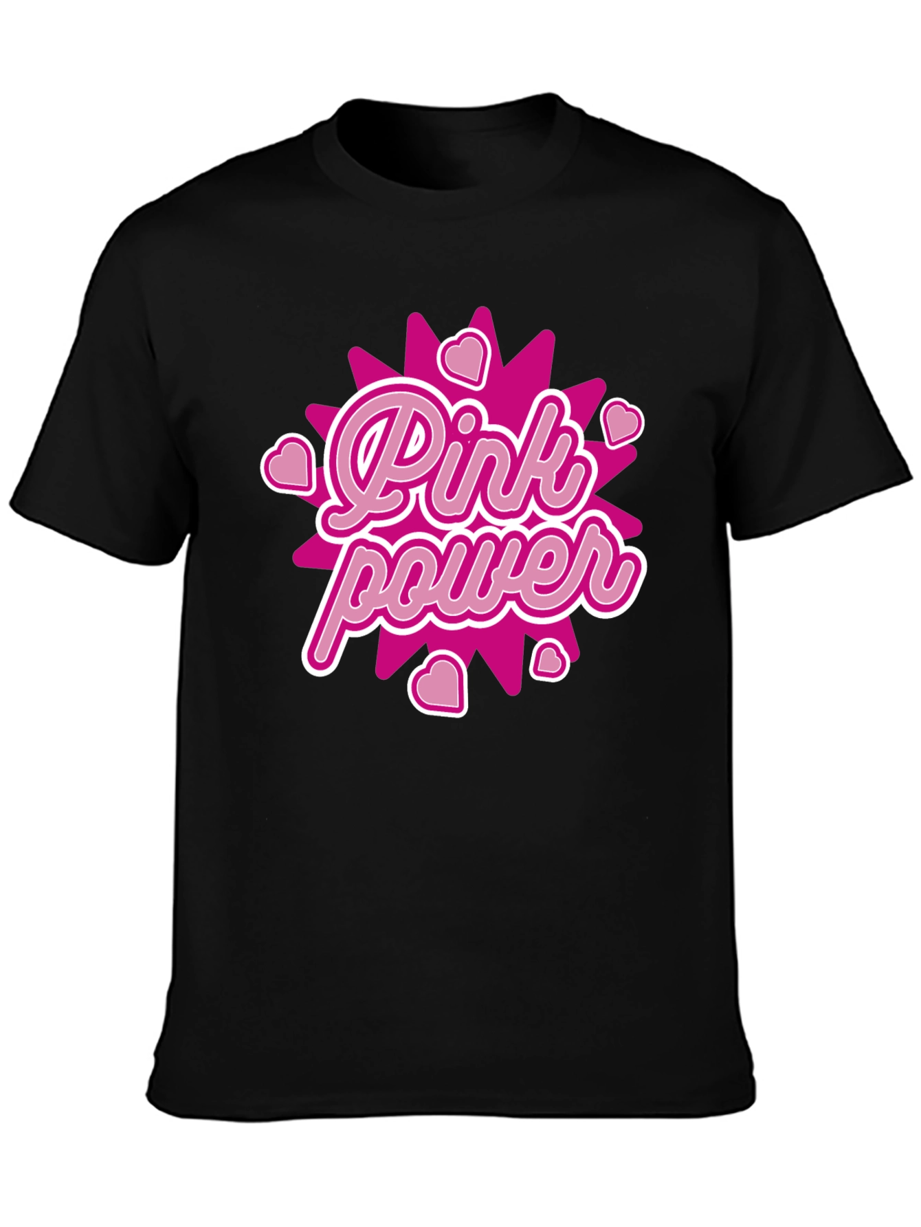 Pink Power Graphic Tee - Bold & Stylish