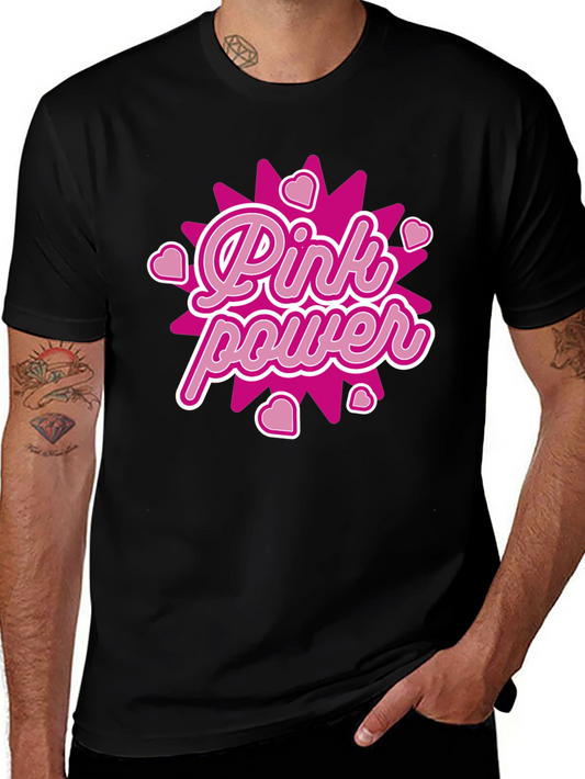 Pink Power Graphic Tee - Bold & Stylish