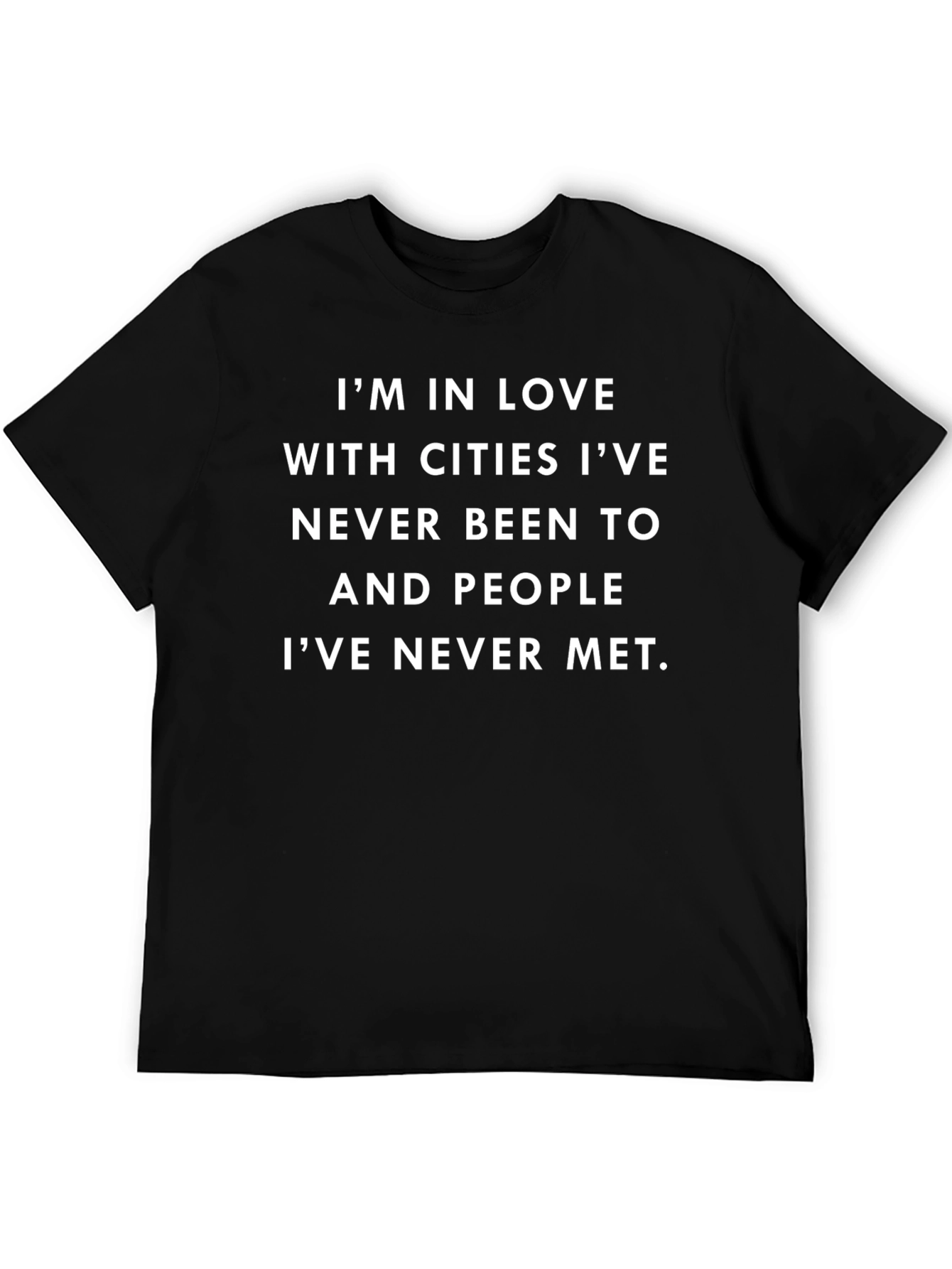 Love Cities & People Black Graphic Tee