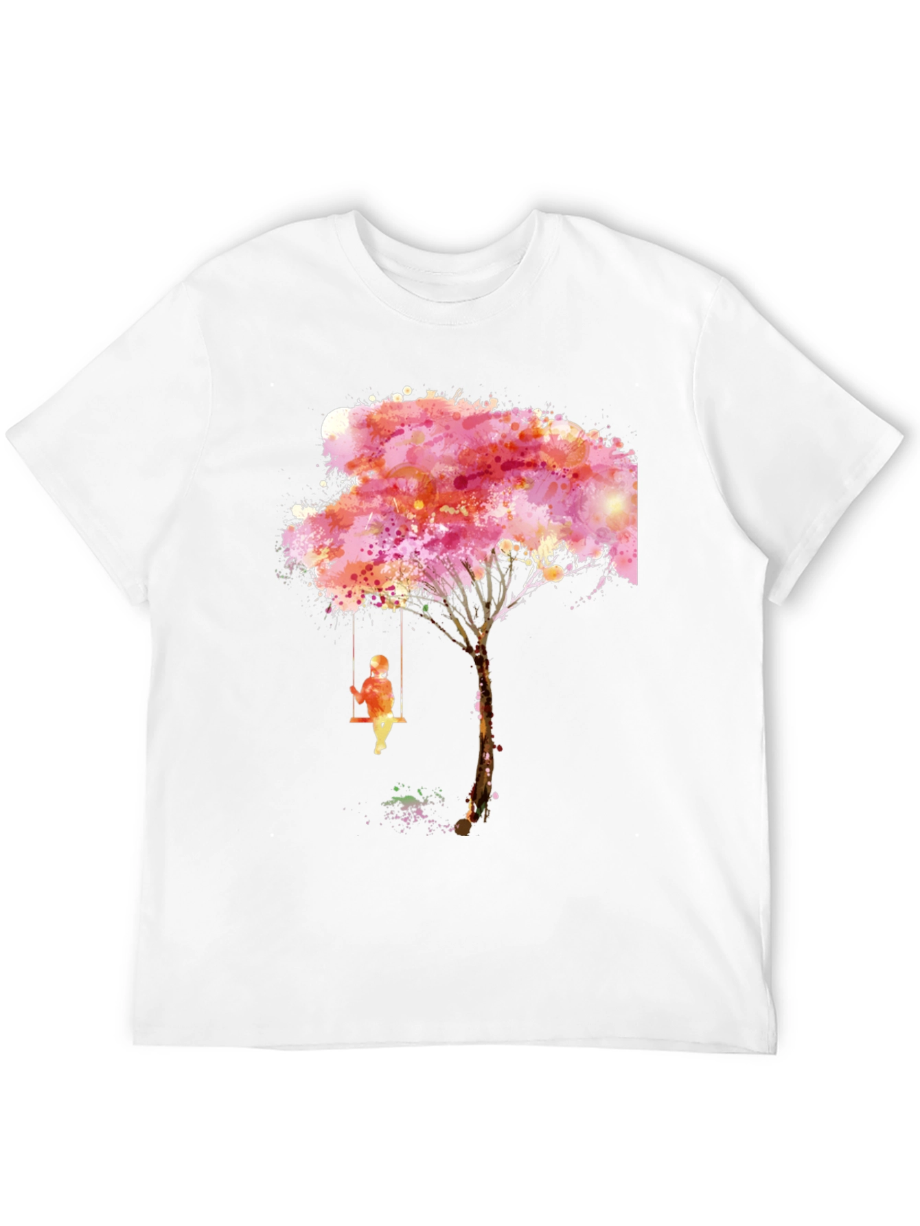 Artistic Tree Swing Graphic Tee - Relaxed Fit