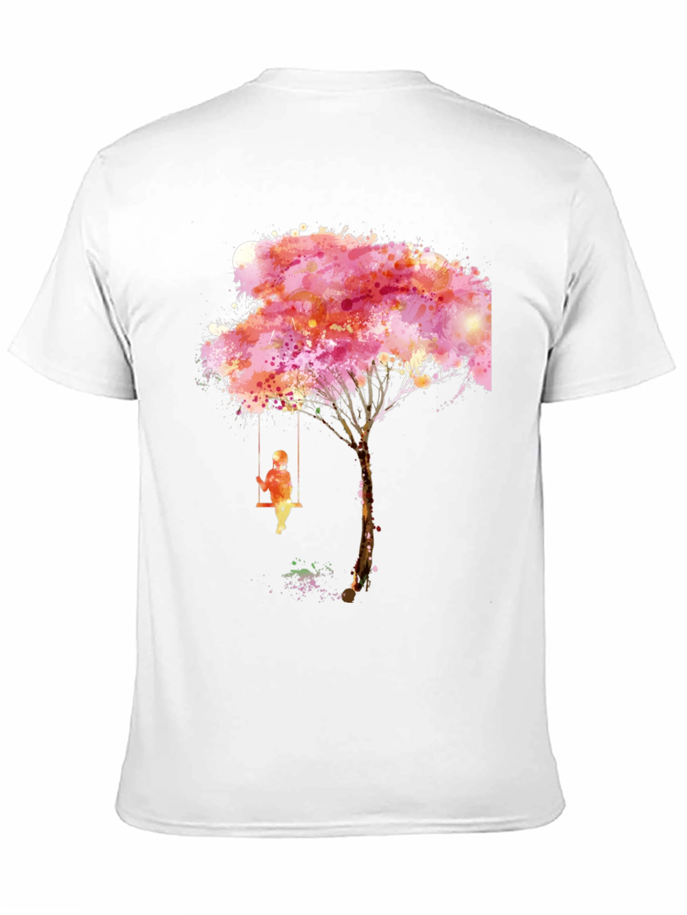 Artistic Tree Swing Graphic Tee - Relaxed Fit