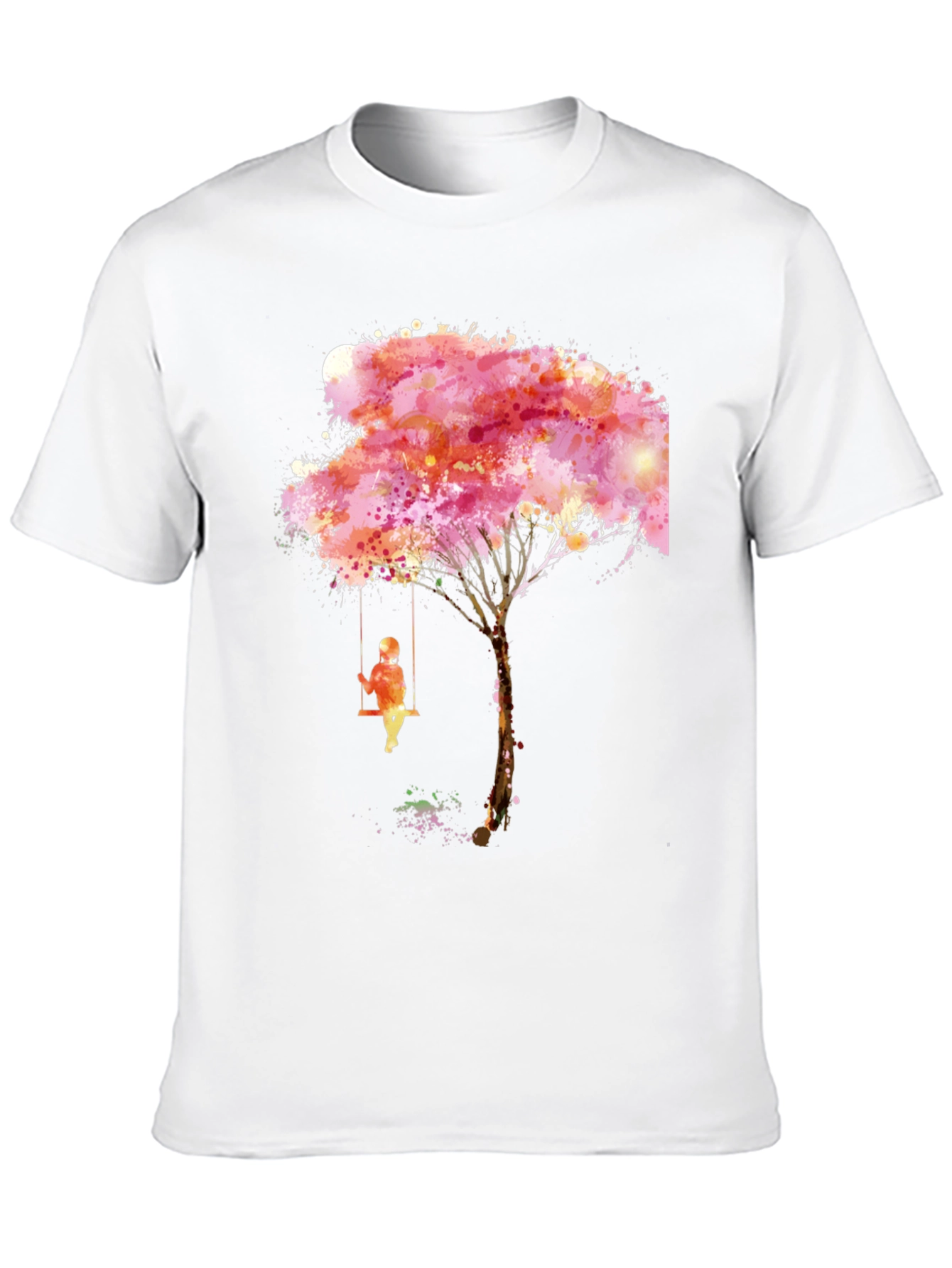 Artistic Tree Swing Graphic Tee - Relaxed Fit
