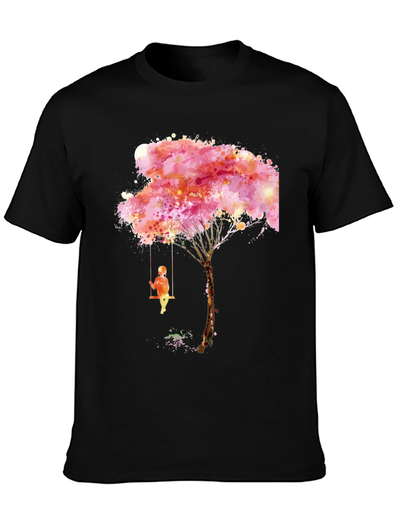 Artistic Tree Swing Graphic Tee - Relaxed Fit