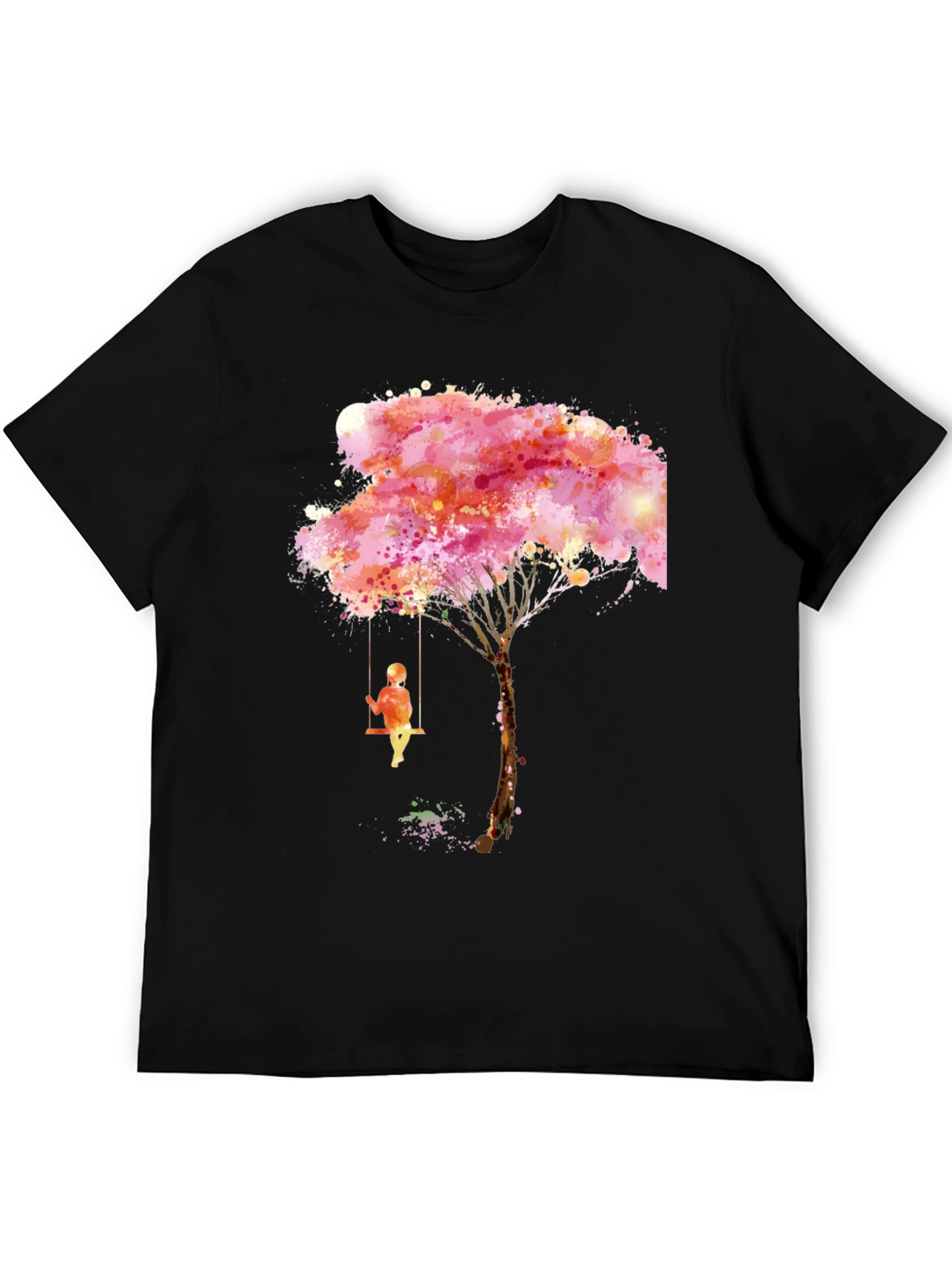 Artistic Tree Swing Graphic Tee - Relaxed Fit