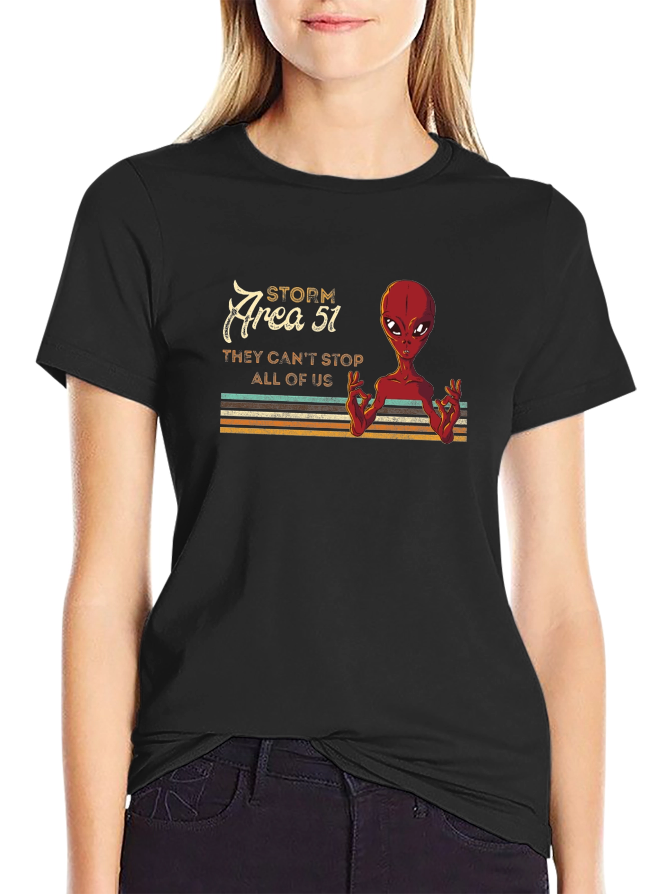 Storm Area 51 Alien Graphic T-Shirt