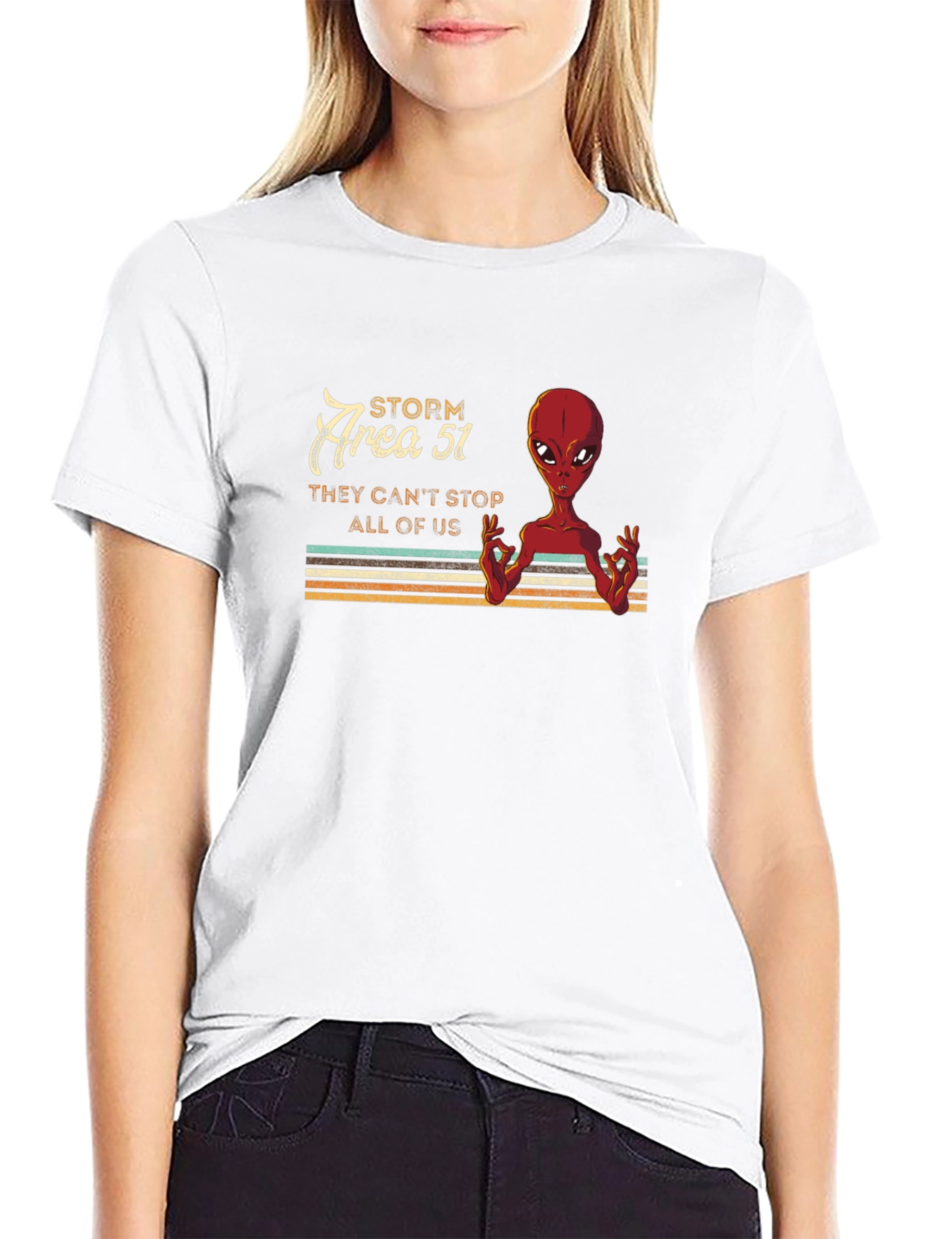 Storm Area 51 Alien Graphic T-Shirt