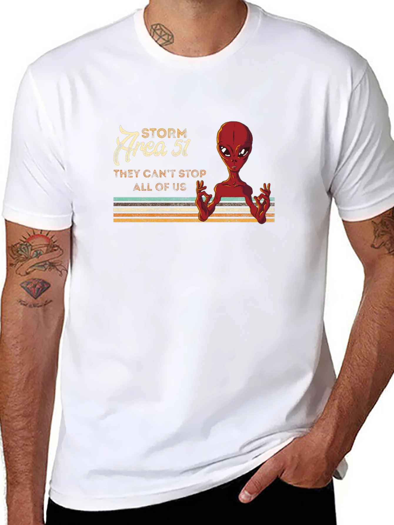 Storm Area 51 Alien Graphic T-Shirt