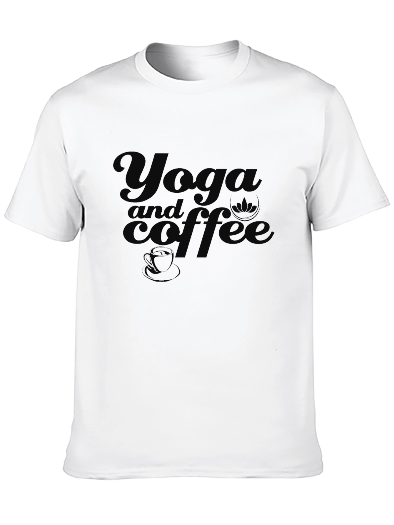 Yoga and Coffee Graphic Tee