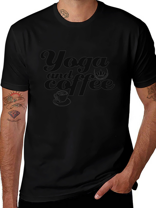 Yoga and Coffee Graphic Tee