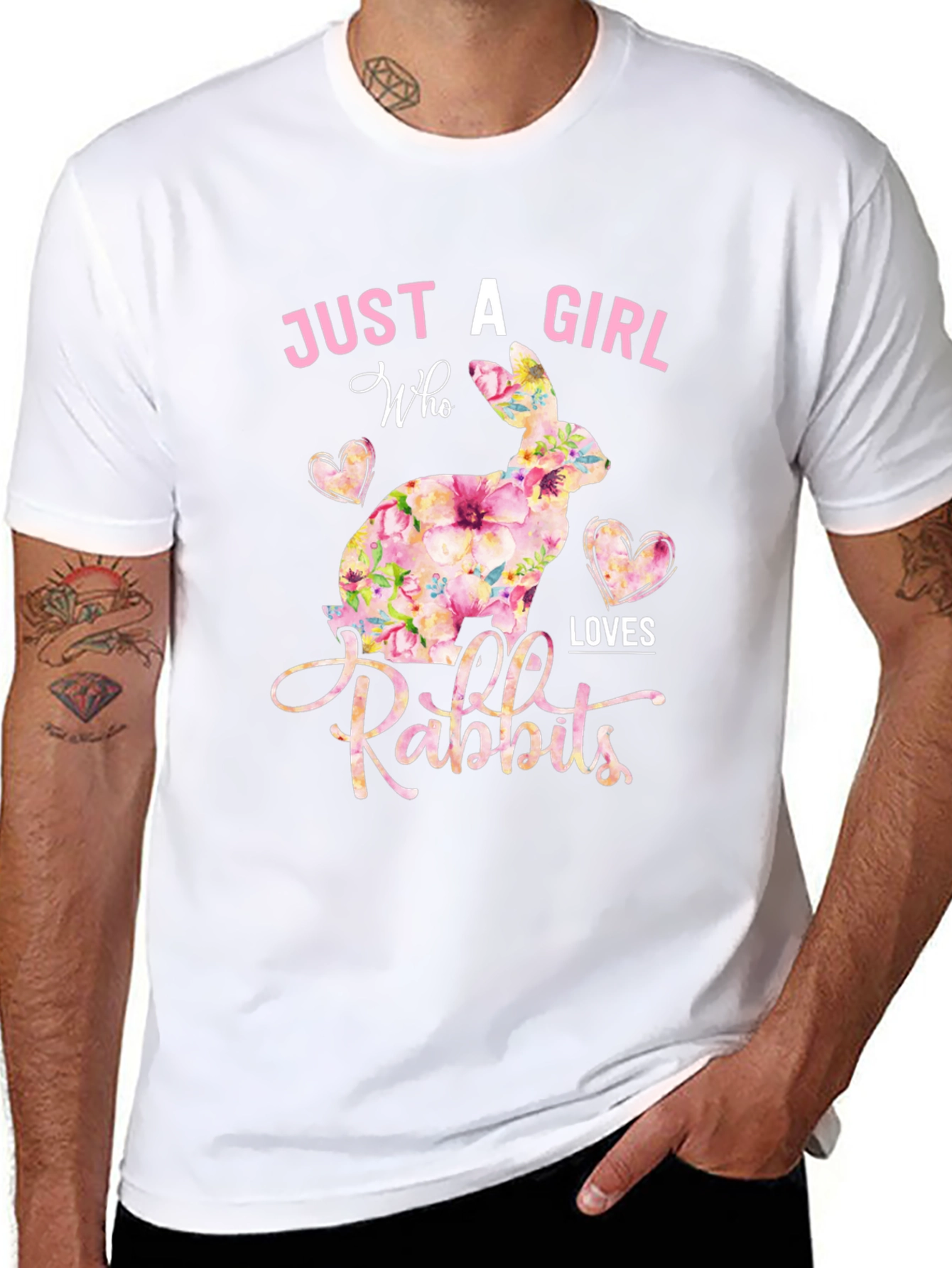 Just A Girl Who Loves Rabbits T-Shirt