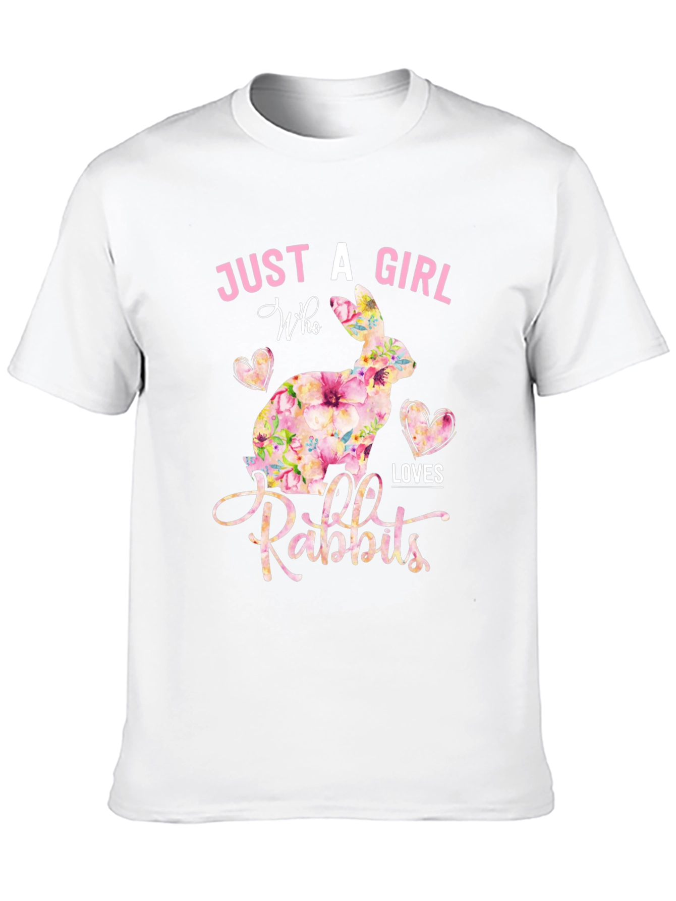 Just A Girl Who Loves Rabbits T-Shirt