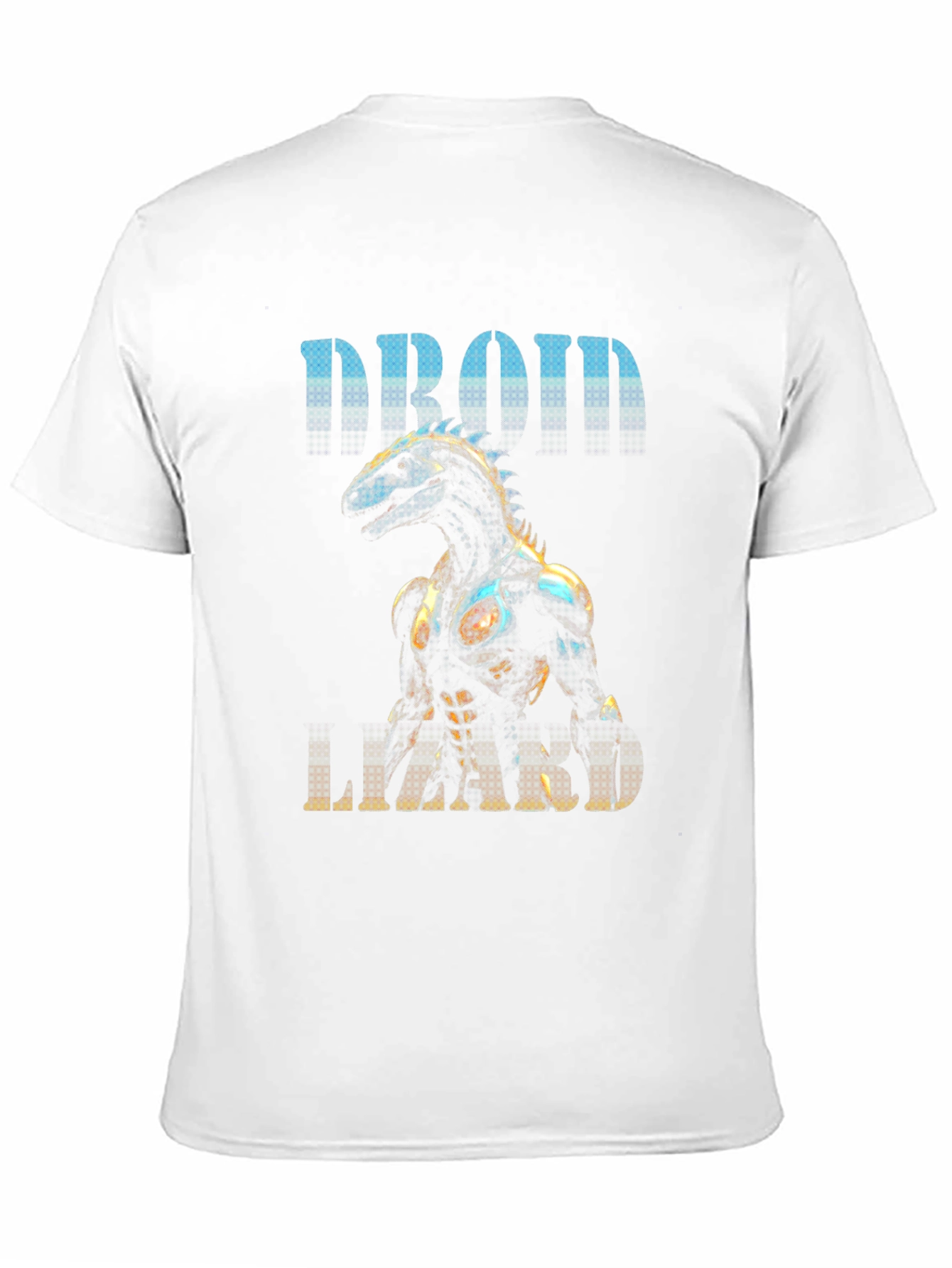 Droid Lizard Graphic Tee - Unique Robot Animal Design