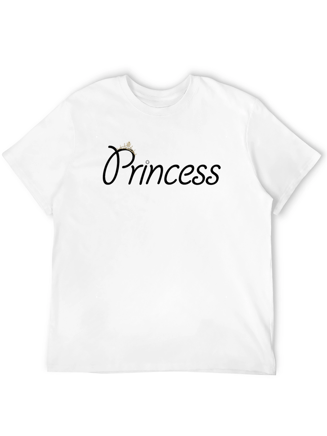 Princess Crown Graphic Tee - Black T-Shirt
