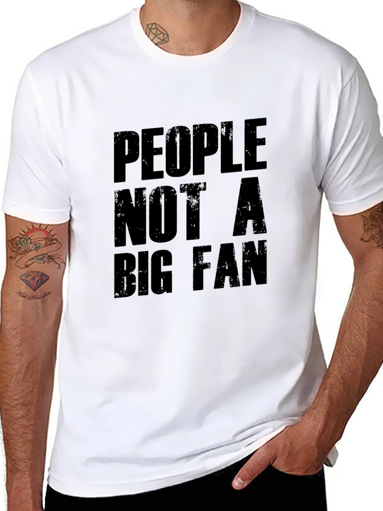 People Not A Big Fan Graphic T-Shirt