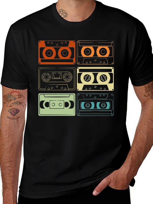 Retro Cassette Tape T-Shirt - Vintage Music Lover Tee