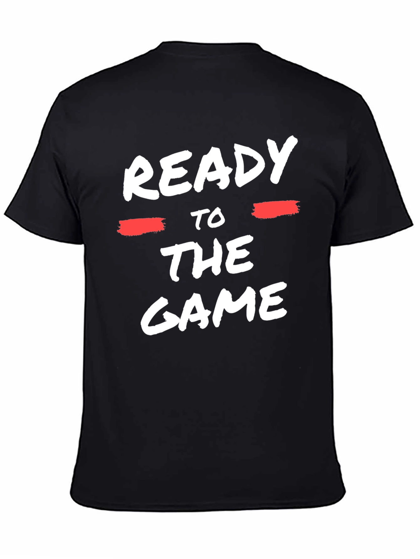 Ready to the Game Black T-Shirt