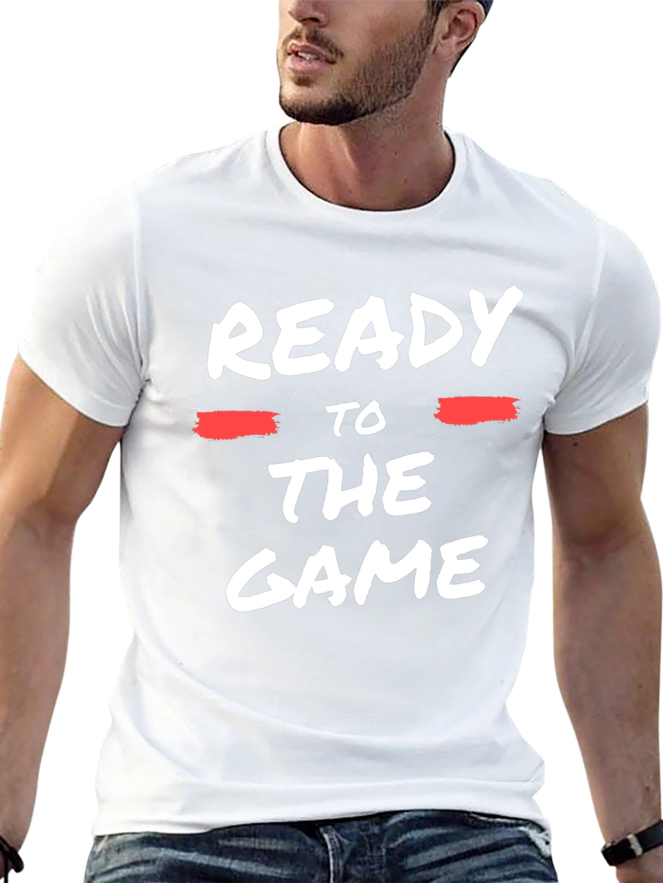Ready to the Game Black T-Shirt