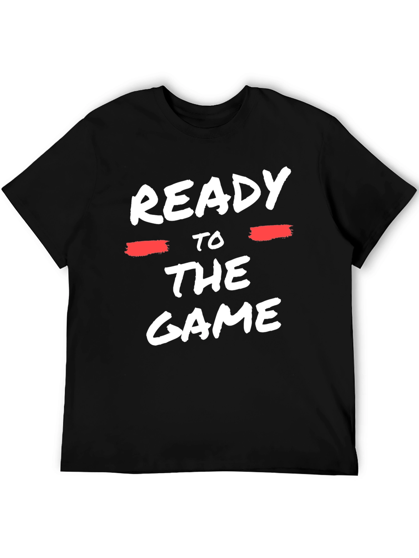 Ready to the Game Black T-Shirt