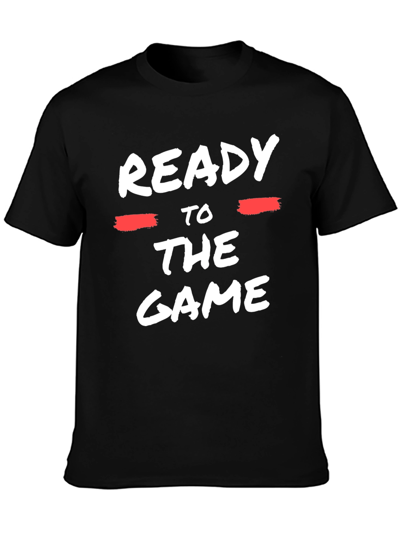 Ready to the Game Black T-Shirt