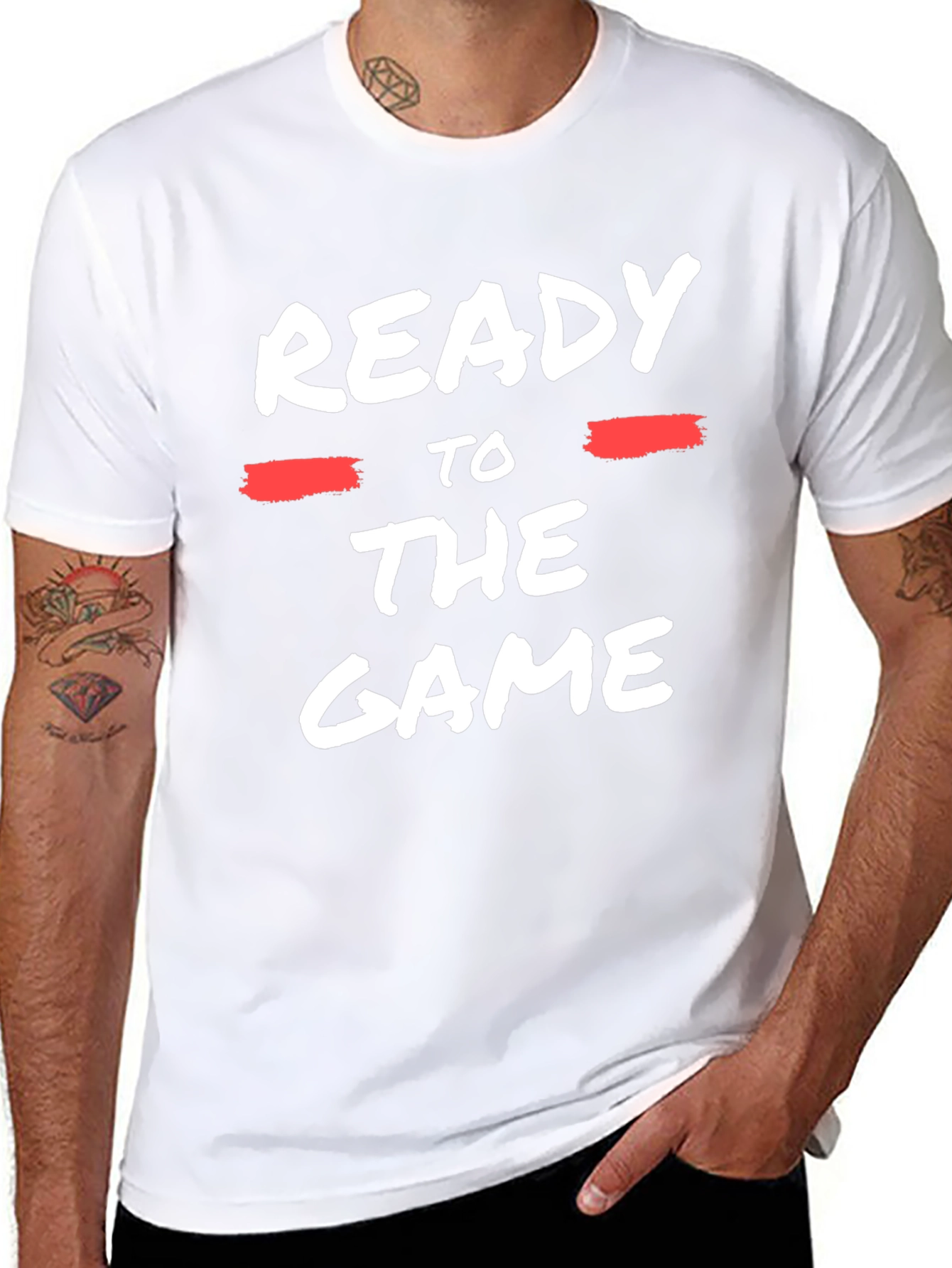 Ready to the Game Black T-Shirt