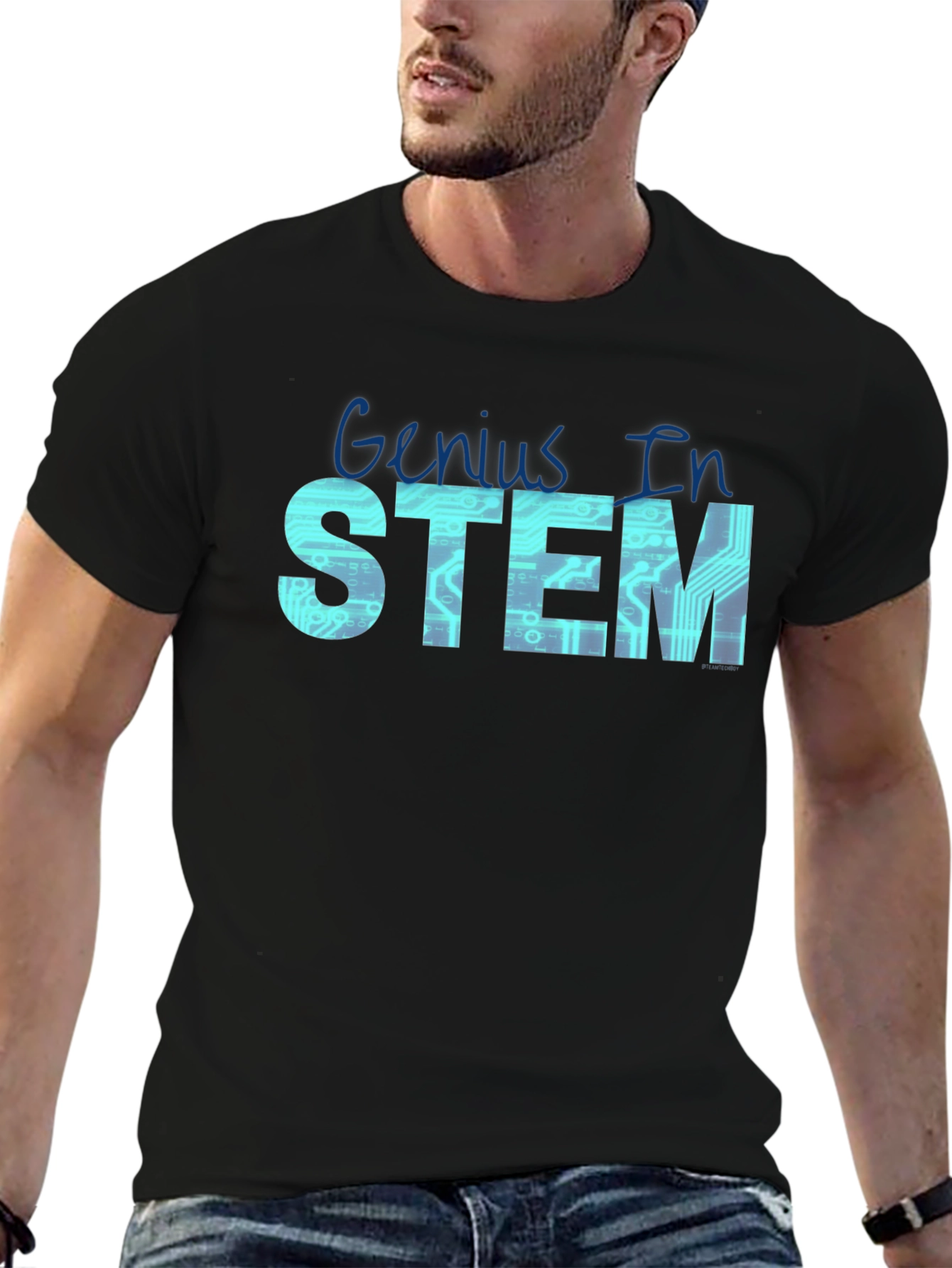 Genius In STEM T-Shirt - Science Tech Tee